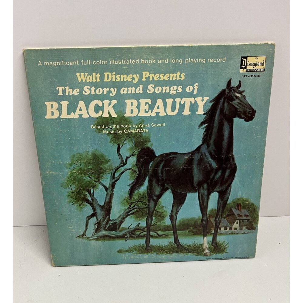 Walt Disney The Story And Songs of  Black Beauty 1966 LP Disneyland 1338 Vinyl
